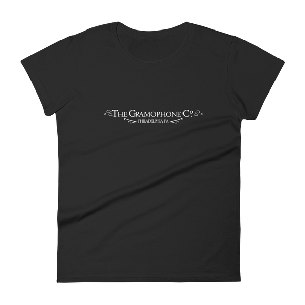 'The Gramophone Co. Of Philadelphia' Women's Short Sleeve T-shirt (Victorville® Collection)