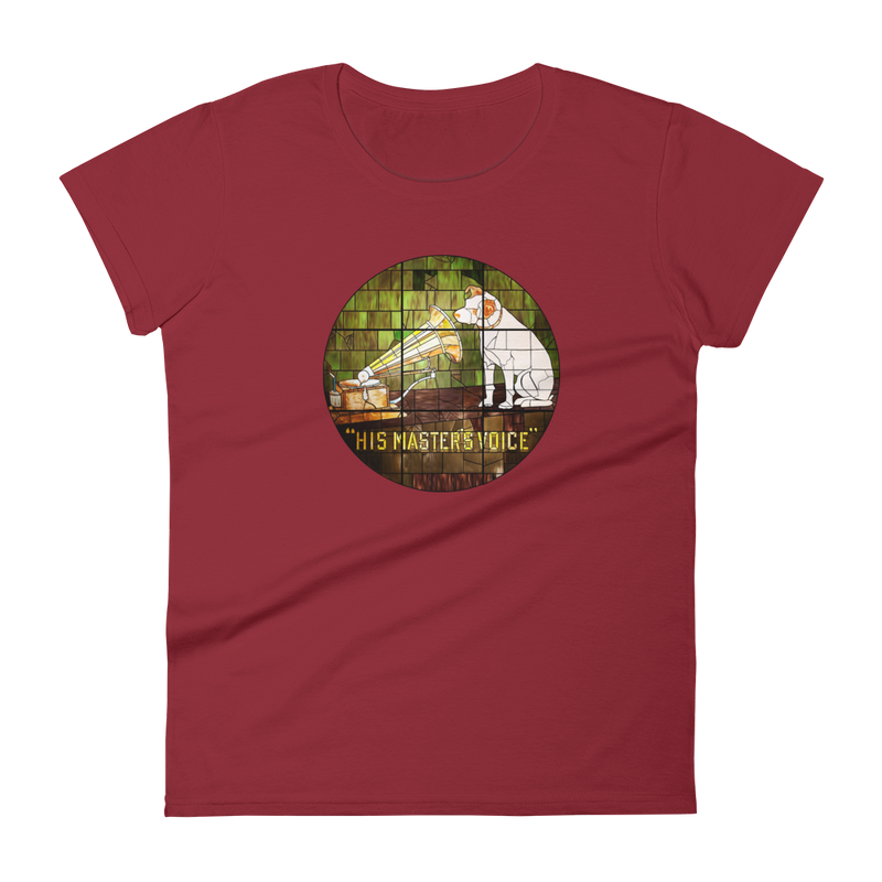 HMV® (Little Nipper Stained Glass) Women's short sleeve t-shirt (Victorville® Collection)