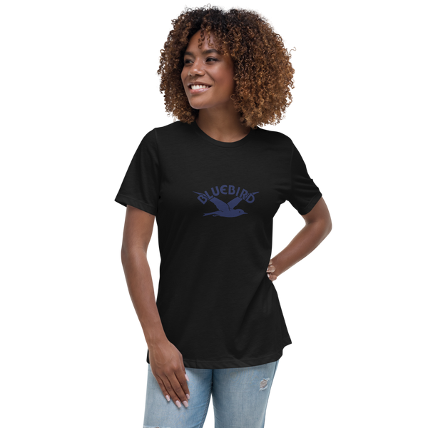'Bluebird Records®' Women's Relaxed T-Shirt (Victorville Collection®)