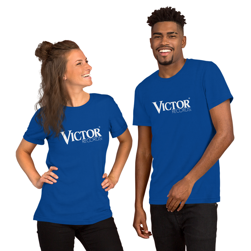 'Victor Records' Logo Short-Sleeve Unisex T-Shirt (Victorville® Collection)