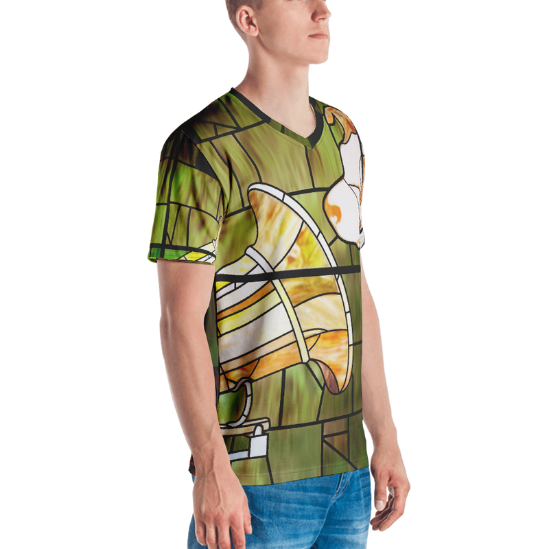 HMV® (Little Nipper Stained Glass) Men's T-shirt (Victorville® Collection)
